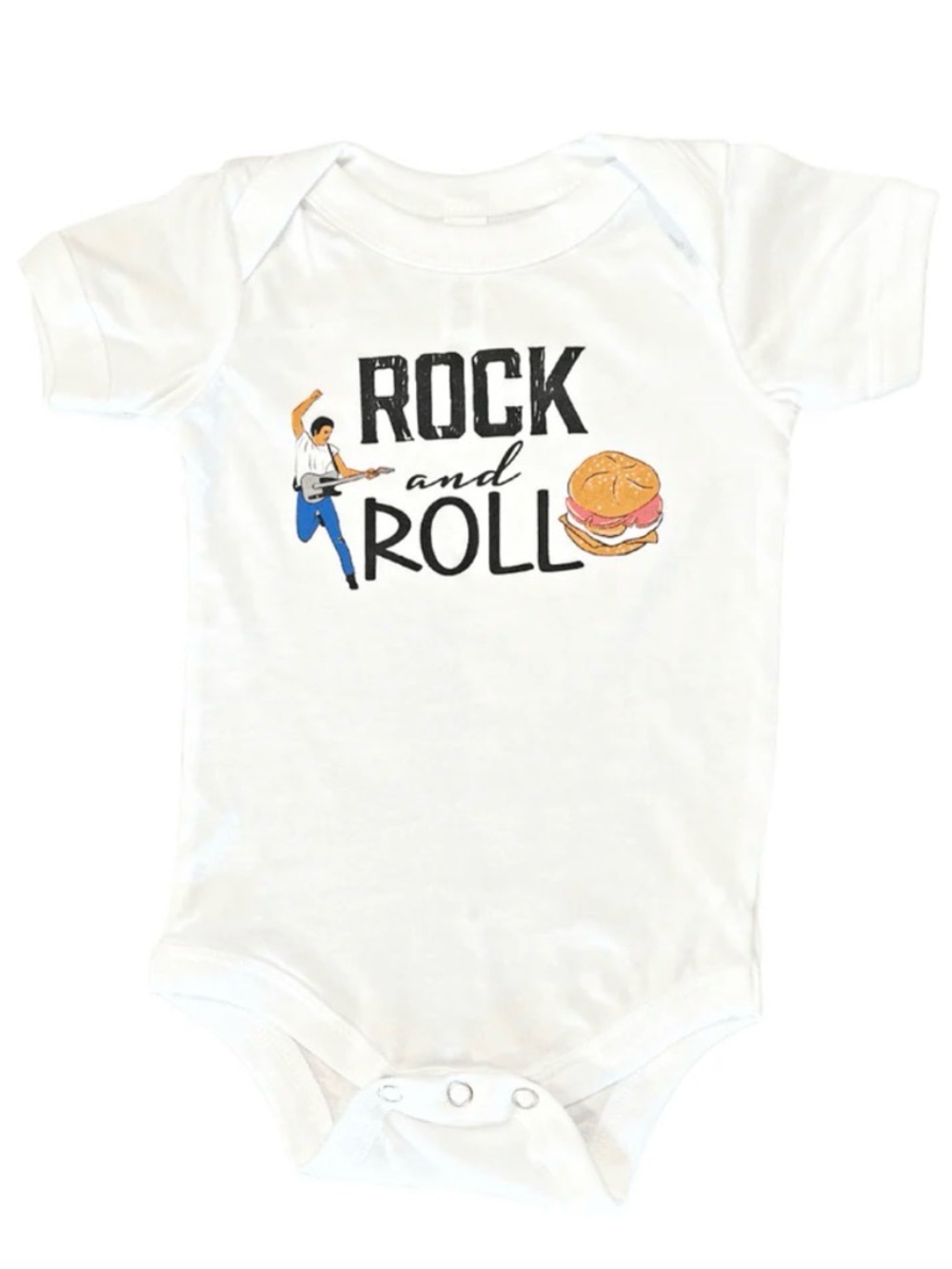 New Jersey Rock and Roll Onesie Stretch Cotton Onsie